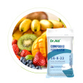 DR Aid NPK 16 8 22 100% Fertilizante de agua Fertilizante NPK Fertilizante grabular White para frutas de jardín